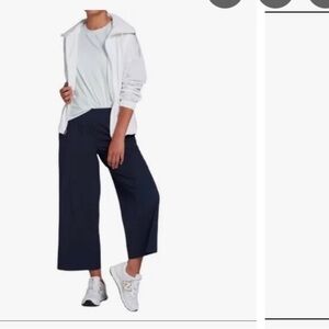 Calia NWT journey collection Cropped Wide Leg pants Black Size M